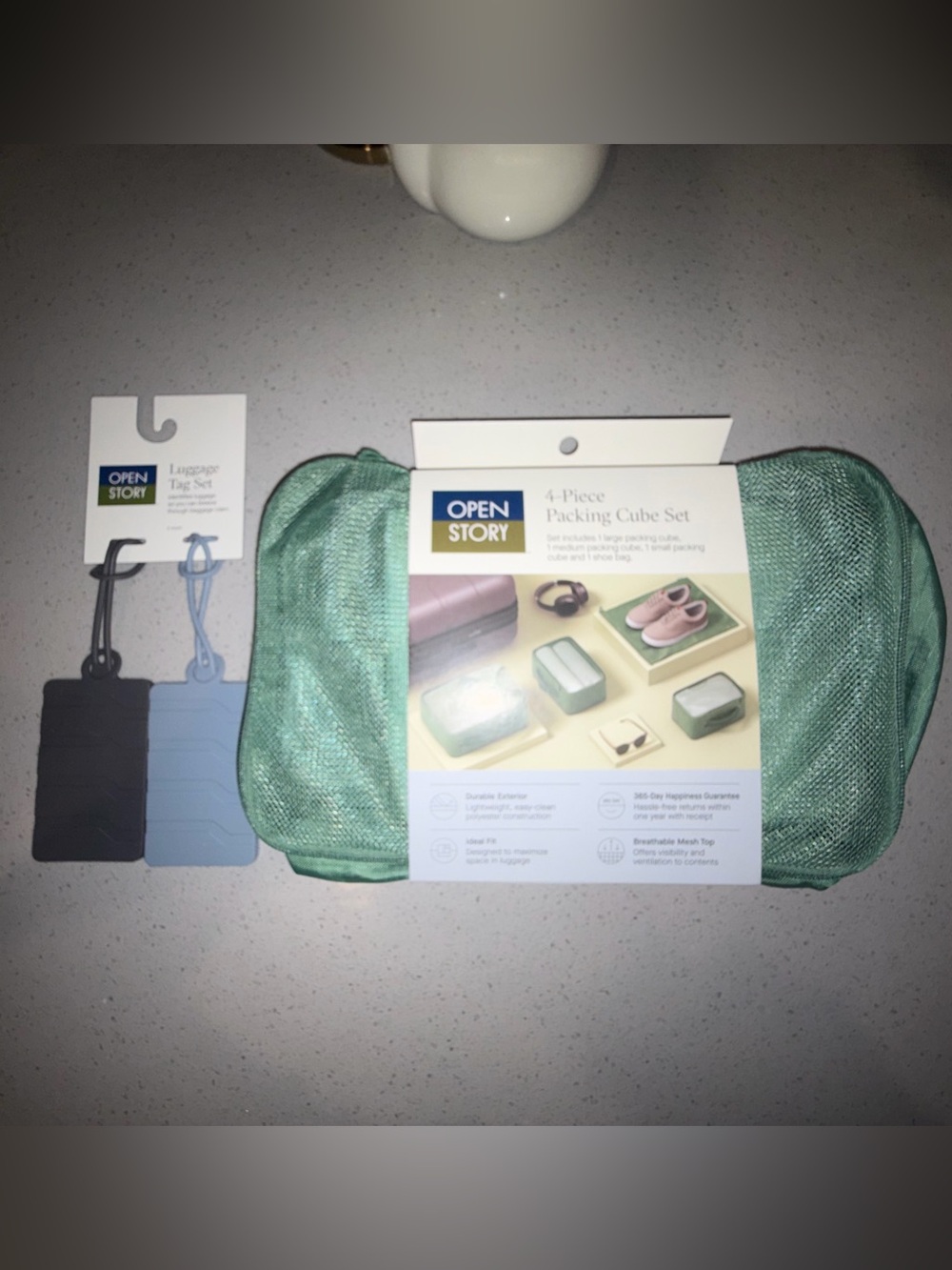 Traveling Cubes & Luggage Tags